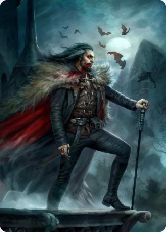 Dracula, Blood Immortal Art Card [Innistrad: Crimson Vow Art Series] | Jomio and Rueliete's Cards and Comics