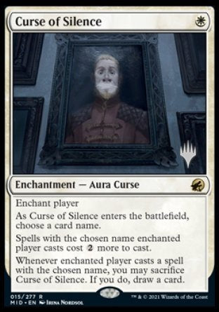 Curse of Silence (Promo Pack) [Innistrad: Midnight Hunt Promos] | Jomio and Rueliete's Cards and Comics