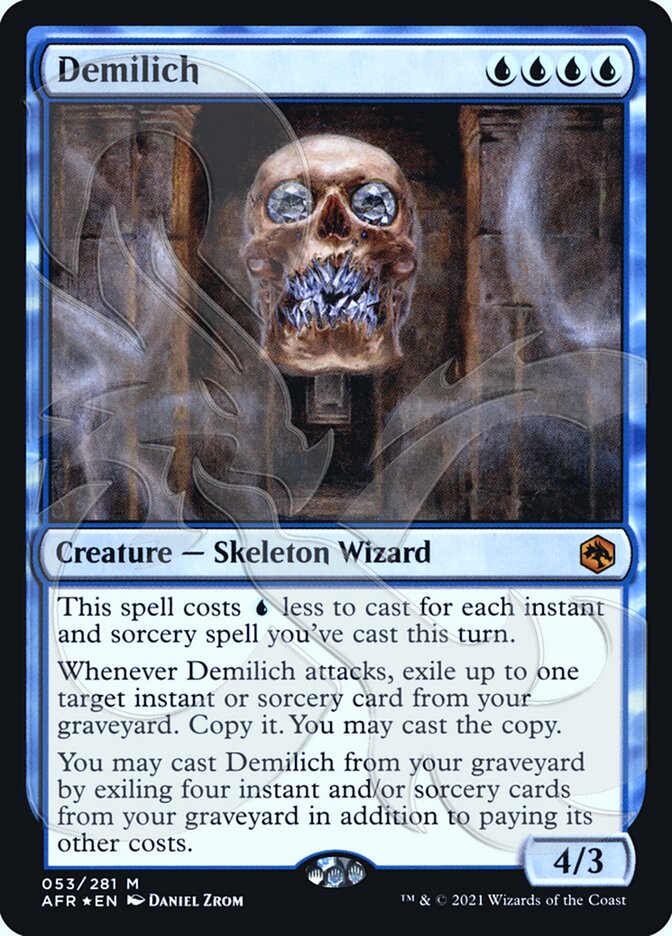 Demilich (Ampersand Promo) [Dungeons & Dragons: Adventures in the Forgotten Realms Promos] | Jomio and Rueliete's Cards and Comics