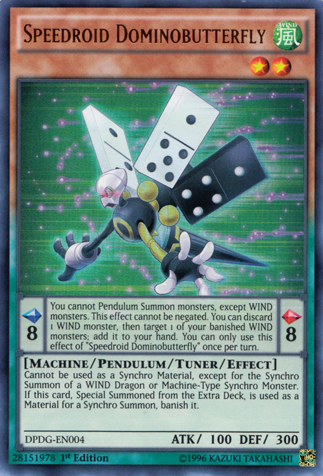 Speedroid Dominobutterfly [DPDG-EN004] Ultra Rare | Jomio and Rueliete's Cards and Comics