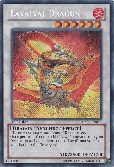 Lavalval Dragun [HA06-EN048] Secret Rare | Jomio and Rueliete's Cards and Comics