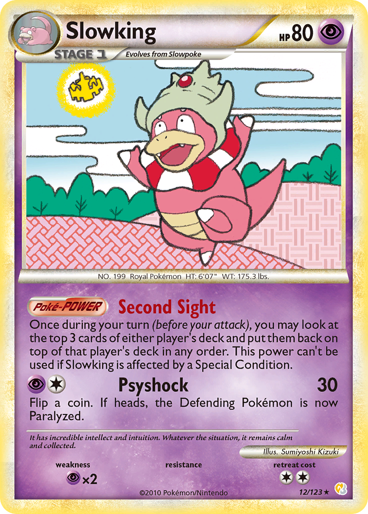 Slowking (12/123) [HeartGold & SoulSilver: Base Set] | Jomio and Rueliete's Cards and Comics