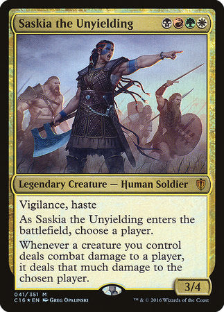 Saskia the Unyielding [Commander 2016] | Jomio and Rueliete's Cards and Comics