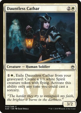 Dauntless Cathar [Masters 25] | Jomio and Rueliete's Cards and Comics