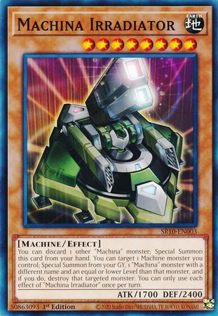 Machina Irradiator [SR10-EN003] Common | Jomio and Rueliete's Cards and Comics