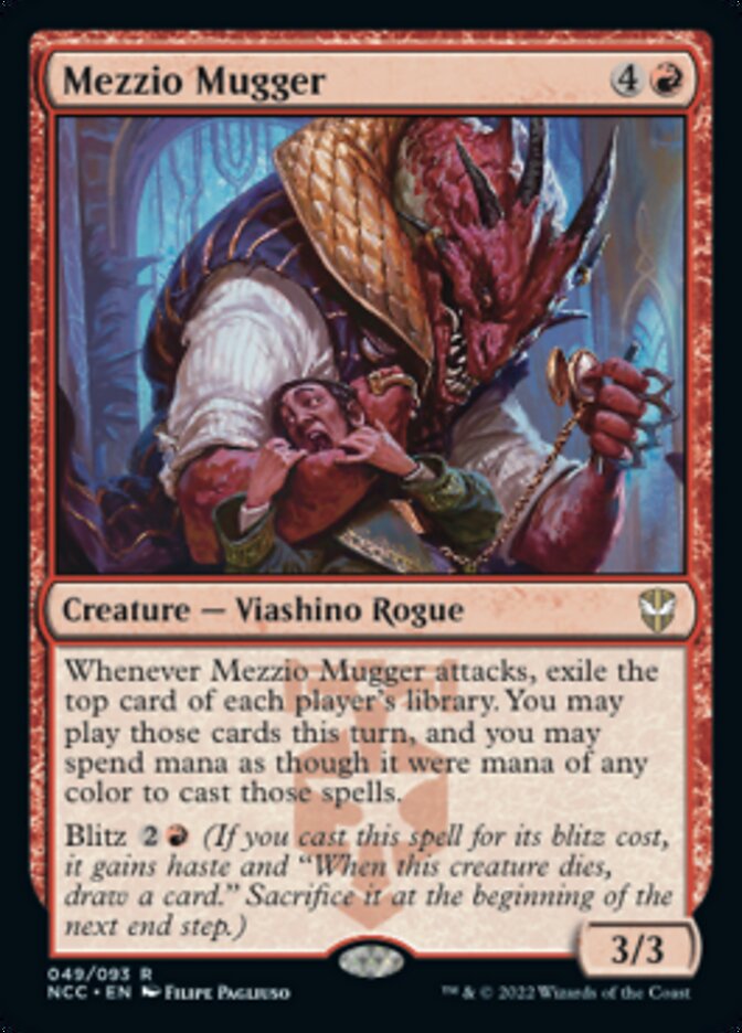Mezzio Mugger [Streets of New Capenna Commander] | Jomio and Rueliete's Cards and Comics