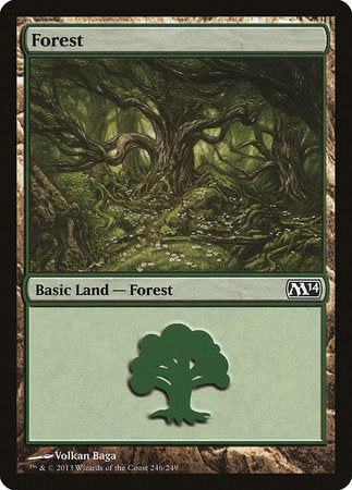 Forest (246) [Magic 2014] | Jomio and Rueliete's Cards and Comics