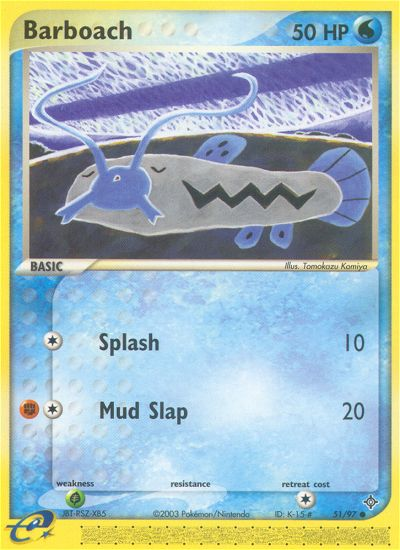 Barboach (51/97) [EX: Dragon] | Jomio and Rueliete's Cards and Comics