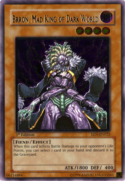 Brron, Mad King of Dark World [EEN-EN022] Ultimate Rare | Jomio and Rueliete's Cards and Comics