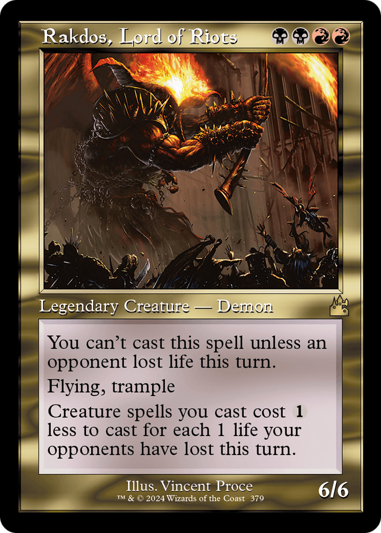 Rakdos, Lord of Riots (Retro Frame) [Ravnica Remastered] | Jomio and Rueliete's Cards and Comics
