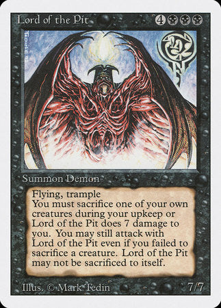 Lord of the Pit [Revised Edition] | Jomio and Rueliete's Cards and Comics
