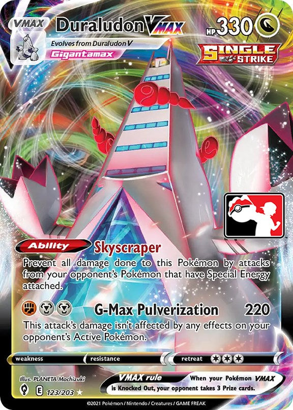 Duraludon VMAX (123/203) [Prize Pack Series One] | Jomio and Rueliete's Cards and Comics