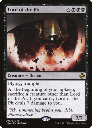Lord of the Pit [Iconic Masters] | Jomio and Rueliete's Cards and Comics