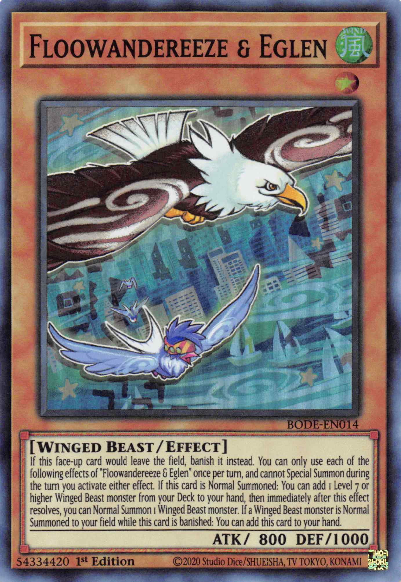 Floowandereeze & Eglen [BODE-EN014] Super Rare | Jomio and Rueliete's Cards and Comics