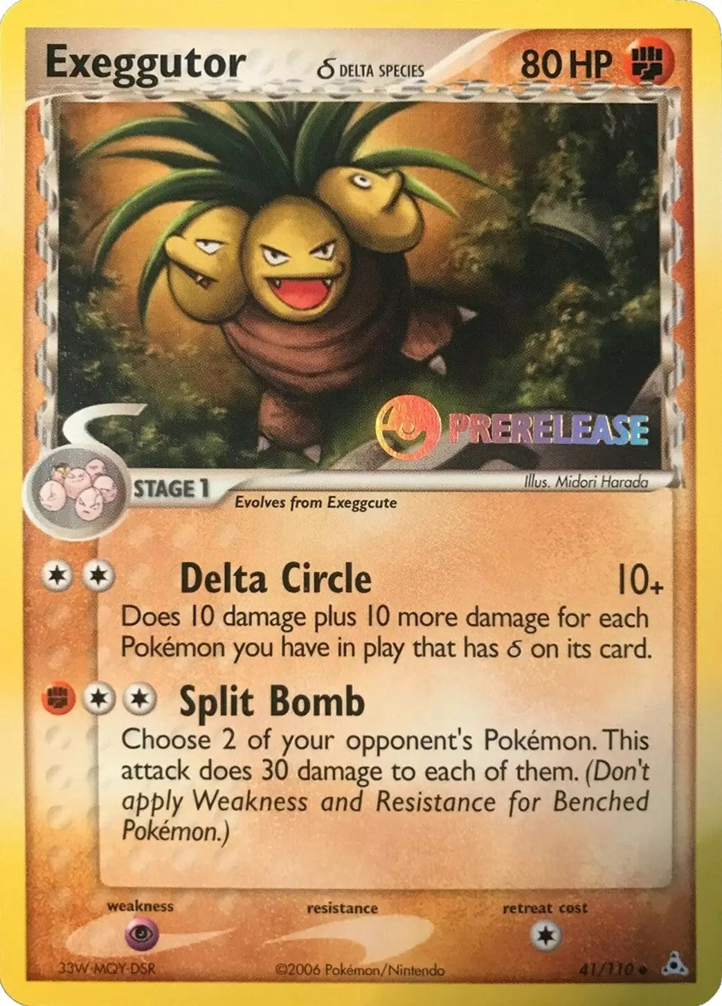 Exeggutor (41/110) (Prerelease) [EX: Holon Phantoms] | Jomio and Rueliete's Cards and Comics