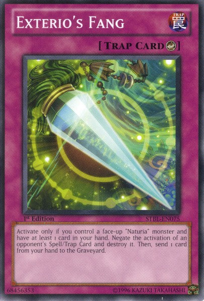 Exterio's Fang [STBL-EN075] Common | Jomio and Rueliete's Cards and Comics
