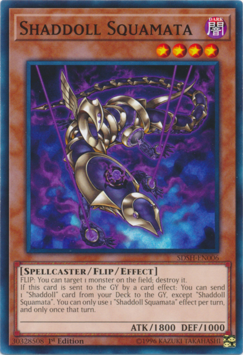 Shaddoll Squamata [SDSH-EN006] Common | Jomio and Rueliete's Cards and Comics