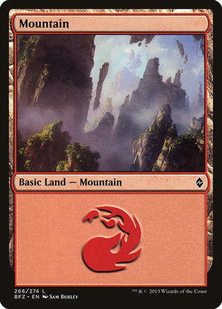 Mountain (266) [Battle for Zendikar] | Jomio and Rueliete's Cards and Comics
