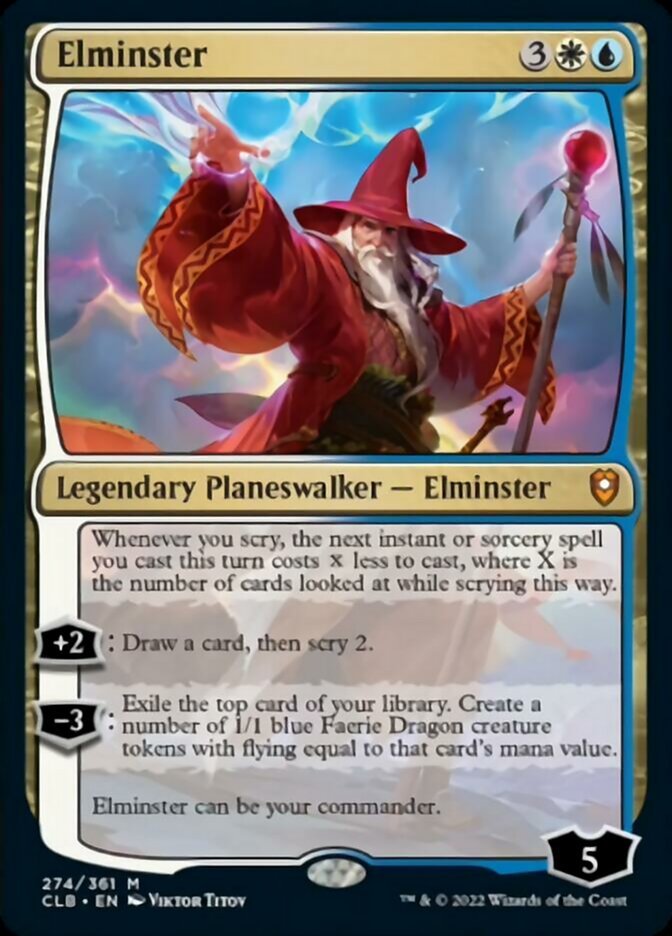 Elminster [Commander Legends: Battle for Baldur's Gate] | Jomio and Rueliete's Cards and Comics