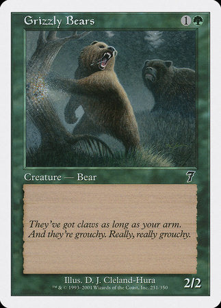 Grizzly Bears [Seventh Edition] | Jomio and Rueliete's Cards and Comics