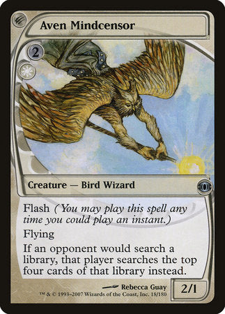Aven Mindcensor [Future Sight] | Jomio and Rueliete's Cards and Comics