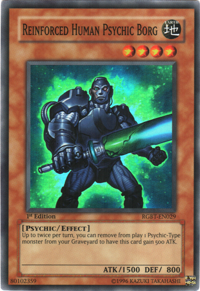 Reinforced Human Psychic Borg [RGBT-EN029] Super Rare | Jomio and Rueliete's Cards and Comics