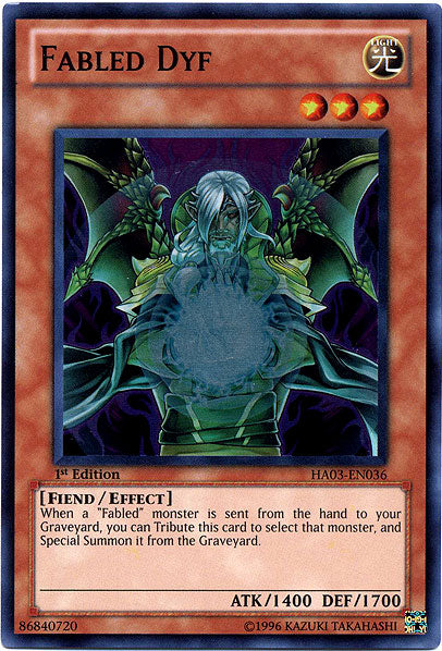 Fabled Dyf [HA03-EN036] Super Rare | Jomio and Rueliete's Cards and Comics
