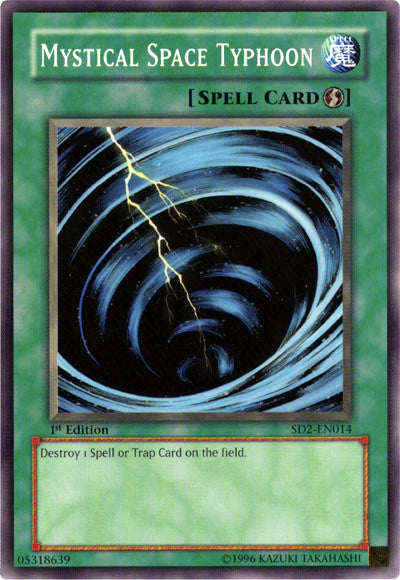 Mystical Space Typhoon [SD2-EN014] Common | Jomio and Rueliete's Cards and Comics