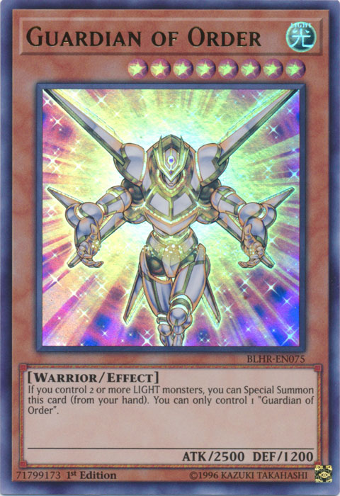Guardian of Order [BLHR-EN075] Ultra Rare | Jomio and Rueliete's Cards and Comics