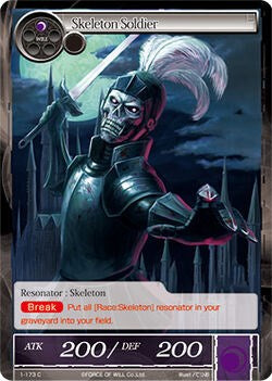 Skeleton Soldier (1-173) [The Dawn of Valhalla] | Jomio and Rueliete's Cards and Comics
