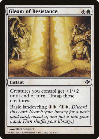 Gleam of Resistance [Conflux] | Jomio and Rueliete's Cards and Comics