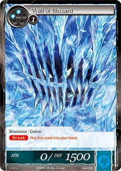 Wall of Blizzard (1-121) [The Dawn of Valhalla] | Jomio and Rueliete's Cards and Comics