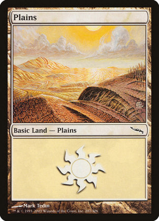 Plains (287) [Mirrodin] | Jomio and Rueliete's Cards and Comics