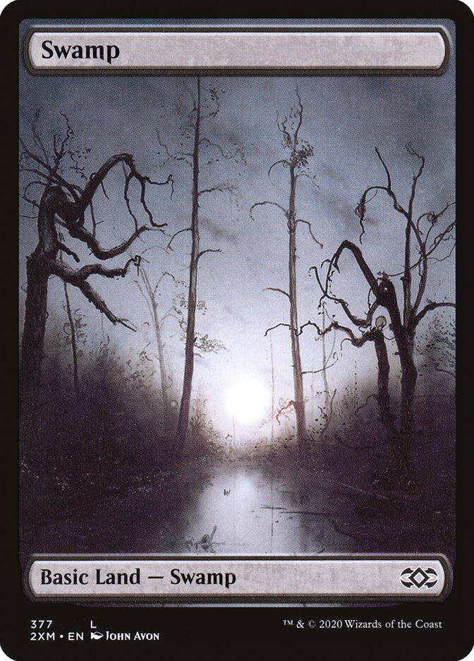 Swamp (377) [Double Masters] | Jomio and Rueliete's Cards and Comics