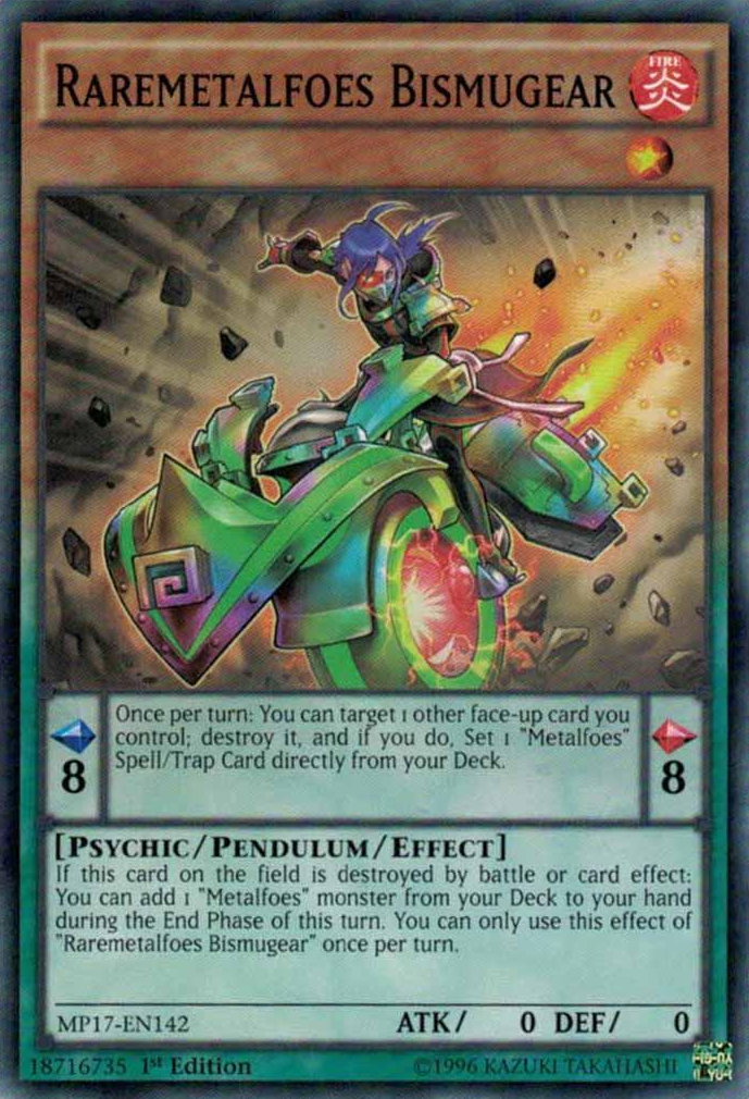 Raremetalfoes Bismugear [MP17-EN142] Common | Jomio and Rueliete's Cards and Comics