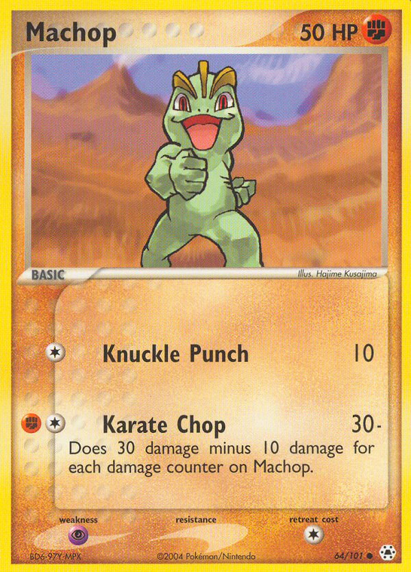 Machop (64/101) [EX: Hidden Legends] | Jomio and Rueliete's Cards and Comics