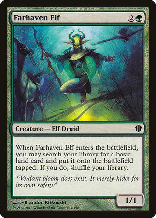 Farhaven Elf [Commander 2013] | Jomio and Rueliete's Cards and Comics