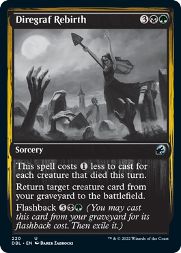 Diregraf Rebirth [Innistrad: Double Feature] | Jomio and Rueliete's Cards and Comics