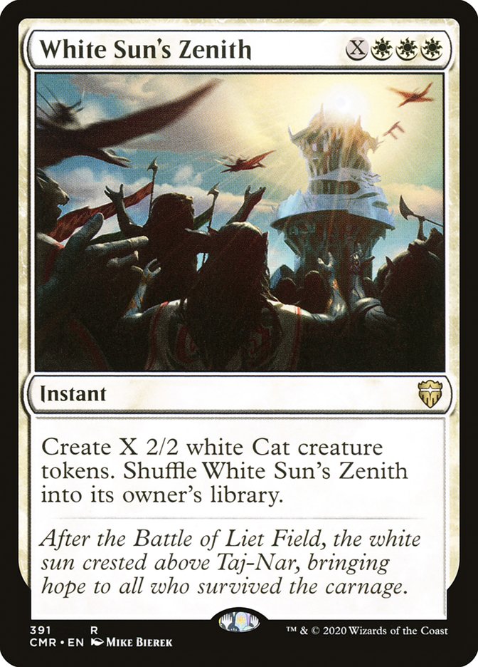 White Sun's Zenith [Commander Legends] | Jomio and Rueliete's Cards and Comics