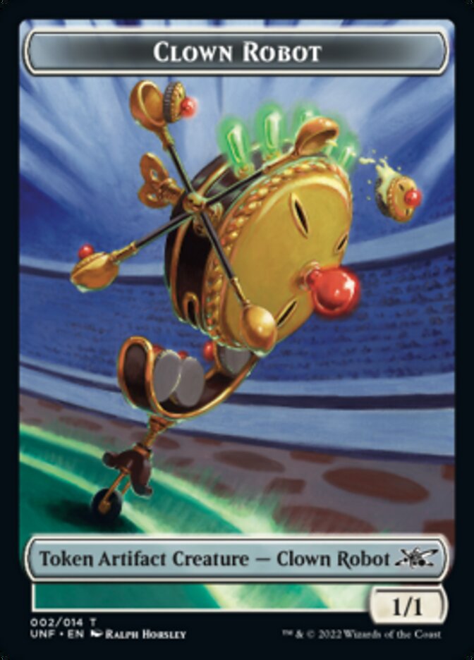 Clown Robot (002) Token [Unfinity Tokens] | Jomio and Rueliete's Cards and Comics