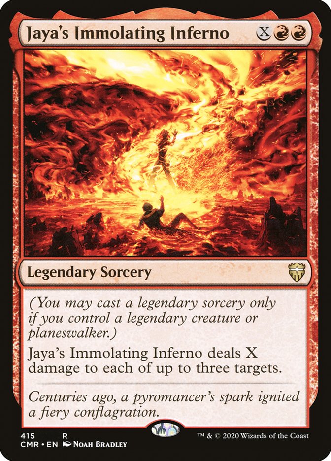 Jaya's Immolating Inferno [Commander Legends] | Jomio and Rueliete's Cards and Comics