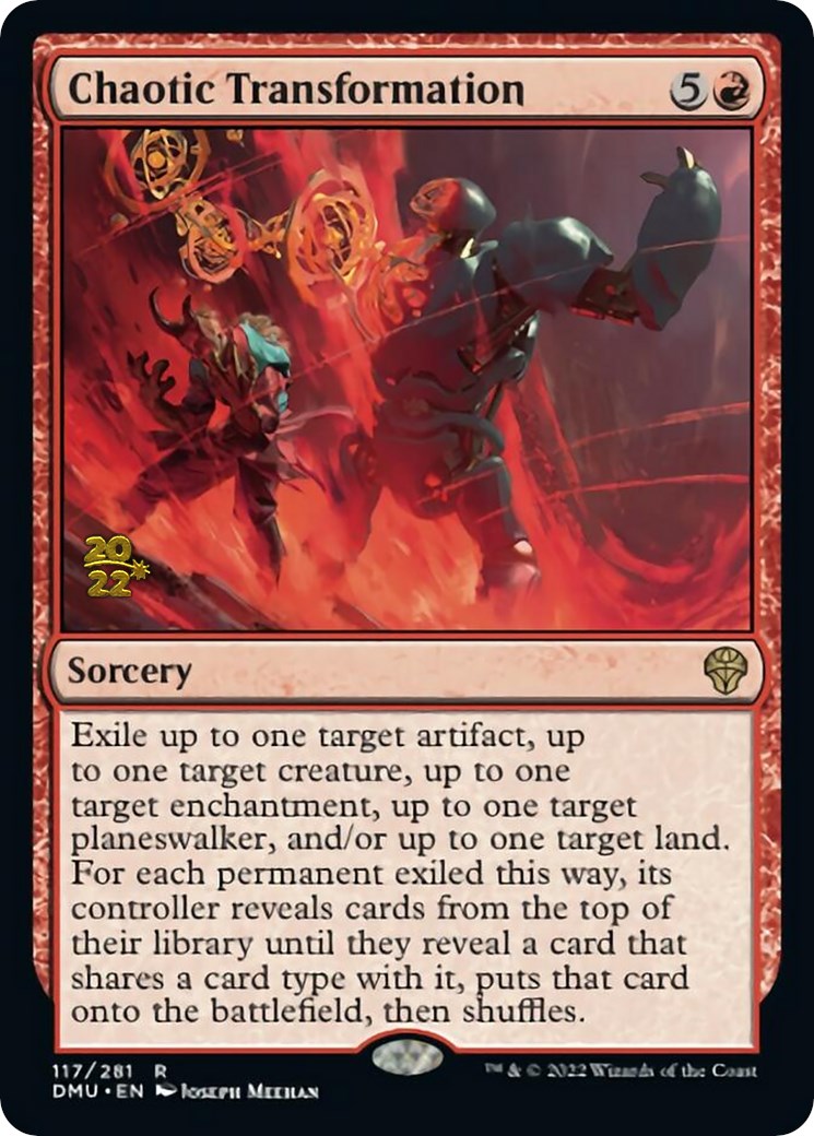 Chaotic Transformation [Dominaria United Prerelease Promos] | Jomio and Rueliete's Cards and Comics