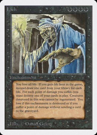 Lich [Unlimited Edition] | Jomio and Rueliete's Cards and Comics