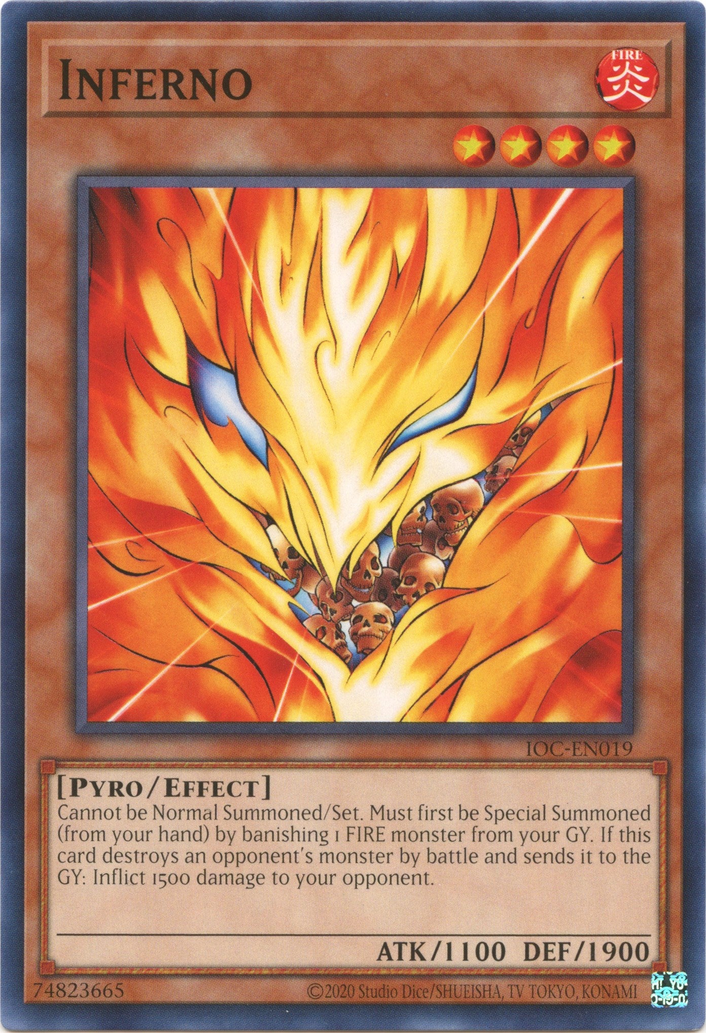 Inferno (25th Anniversary) [IOC-EN019] Common | Jomio and Rueliete's Cards and Comics