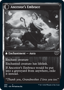 Kindly Ancestor // Ancestor's Embrace [Innistrad: Double Feature] | Jomio and Rueliete's Cards and Comics