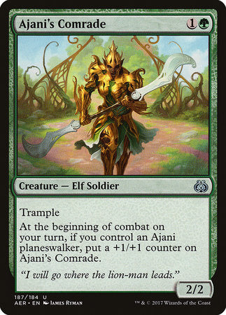 Ajani's Comrade [Aether Revolt] | Jomio and Rueliete's Cards and Comics