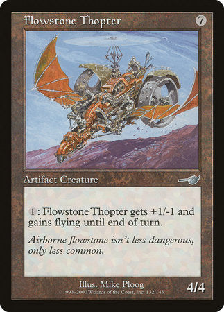 Flowstone Thopter [Nemesis] | Jomio and Rueliete's Cards and Comics