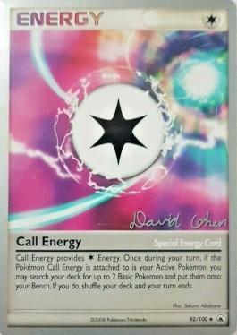 Call Energy (92/100) (Stallgon - David Cohen) [World Championships 2009] | Jomio and Rueliete's Cards and Comics