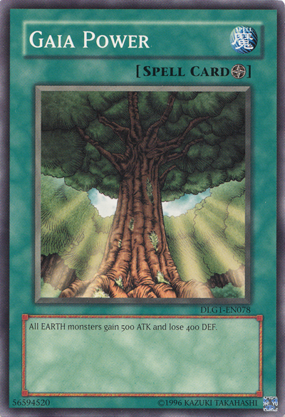 Gaia Power [DLG1-EN078] Common | Jomio and Rueliete's Cards and Comics
