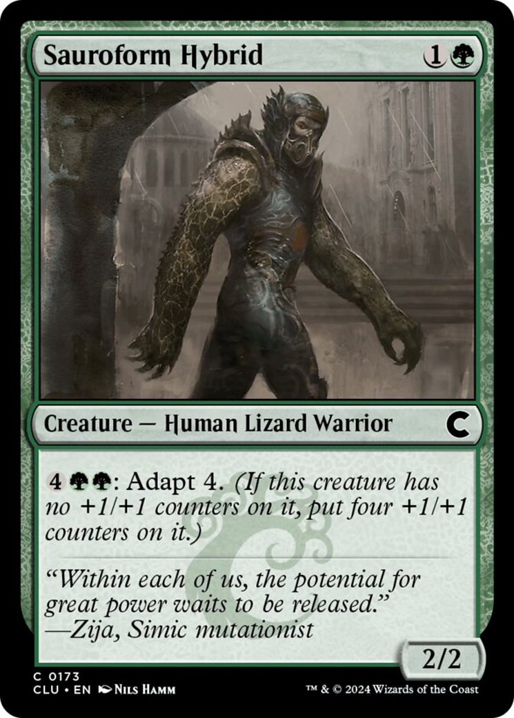 Sauroform Hybrid [Ravnica: Clue Edition] | Jomio and Rueliete's Cards and Comics